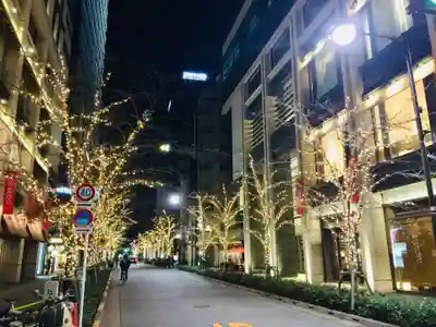 福徳神社（芽吹稲荷）の周辺