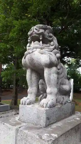 富良野神社の狛犬