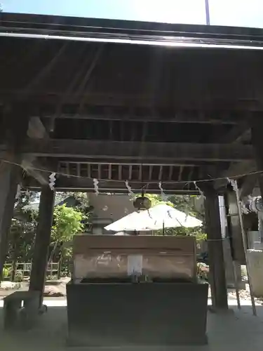 旭川神社の手水