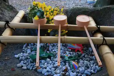 阿久津「田村神社」(郡山市阿久津町)旧社名:伊豆箱根三嶋三社の手水舎