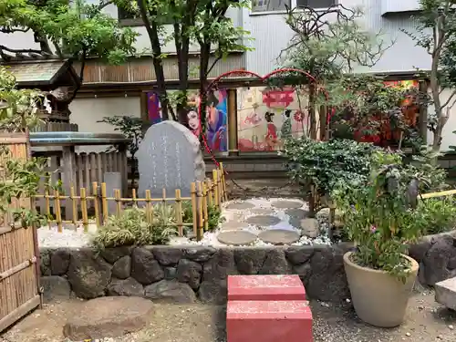 露天神社（お初天神）の庭園