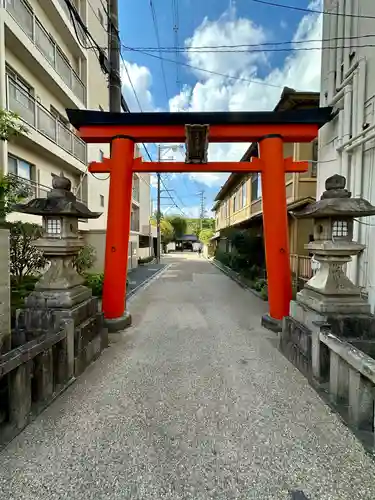 漢國神社の鳥居