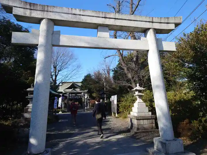 立川熊野神社の鳥居