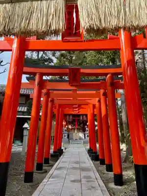 九帝王宮 萱野神社の鳥居