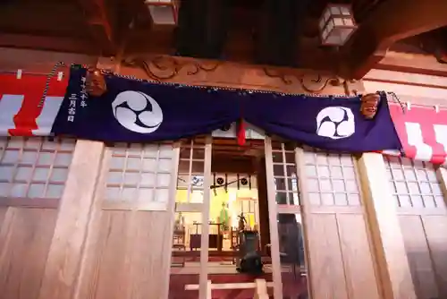 阿久津「田村神社」（郡山市阿久津町）旧社名：伊豆箱根三嶋三社の本殿・本堂