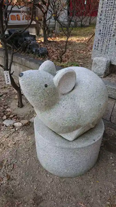 綱敷天満神社の狛犬