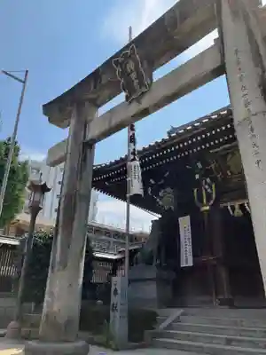 櫛田神社の鳥居