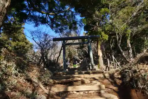 大山阿夫利神社の鳥居