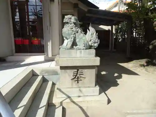 神明神社の狛犬