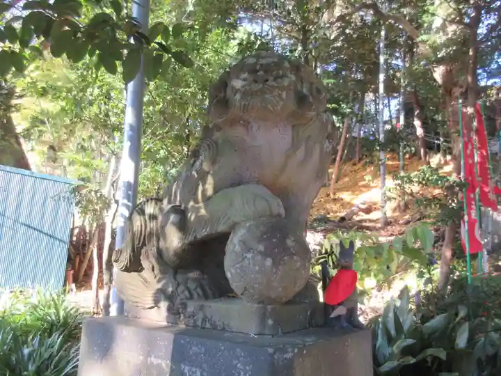 大稲荷神社の狛犬