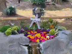 馬場氷川神社の手水