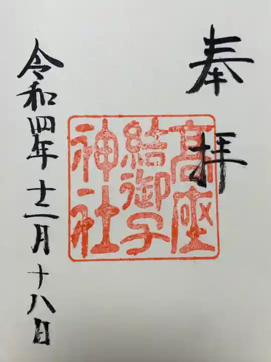 高座結御子神社(熱田神宮摂社)(愛知県)