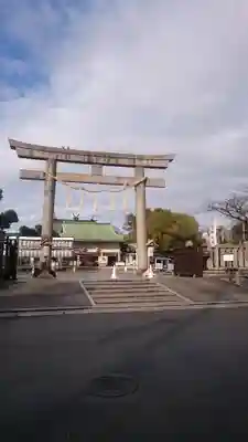 難波大社 生國魂神社の鳥居
