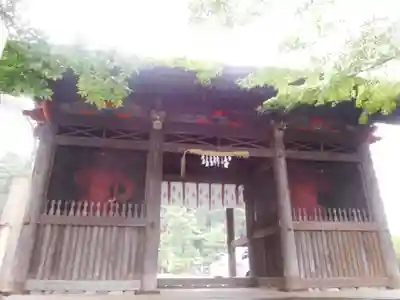 岩殿山安楽寺(吉見観音)の山門・神門