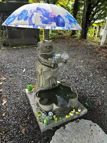 札幌諏訪神社の手水舎