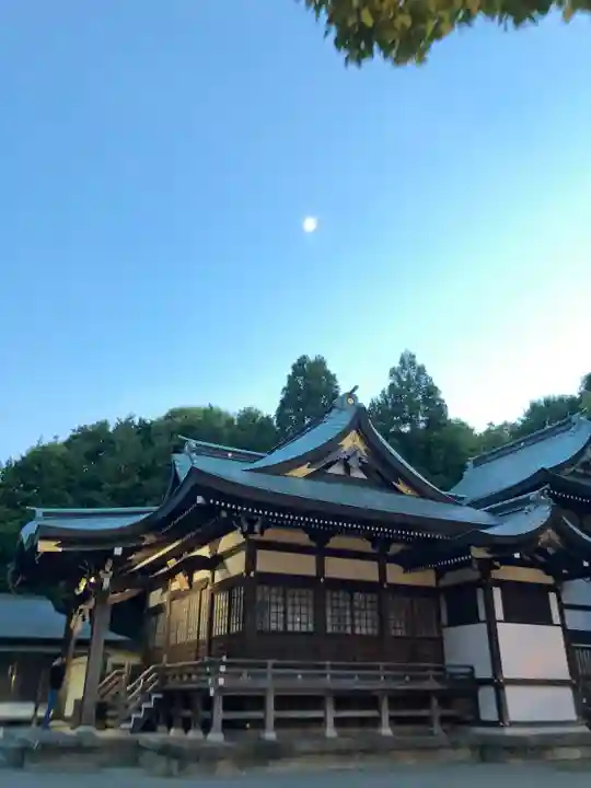 落合白山神社の本殿・本堂