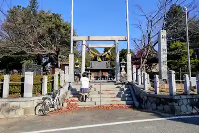 神明社（羽塚町）の鳥居