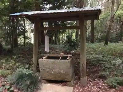 阿弥神社の手水舎