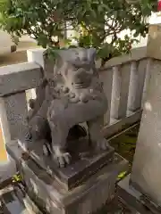 佃住吉神社晴海分社の狛犬