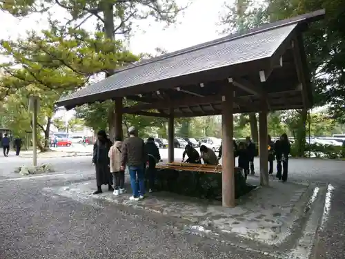 伊勢神宮外宮（豊受大神宮）の手水舎