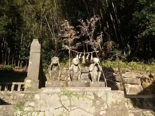 白沙八幡神社の狛犬