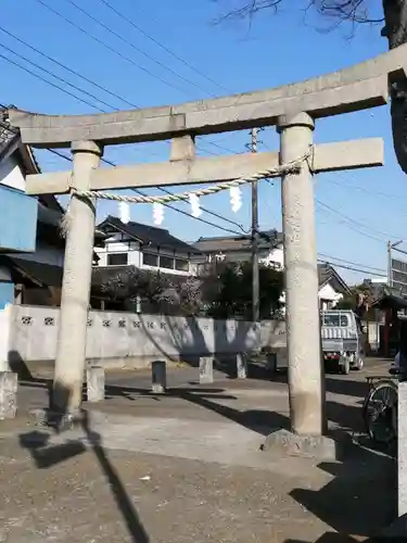 高道祖神社の鳥居