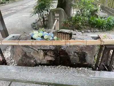 阿智神社の手水舎