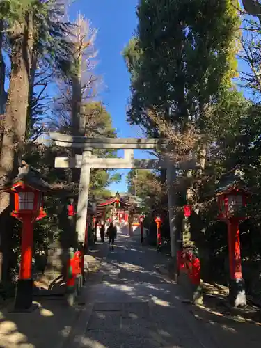 馬橋稲荷神社の鳥居