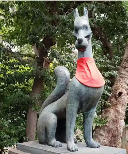 藤神稲荷神社の狛犬