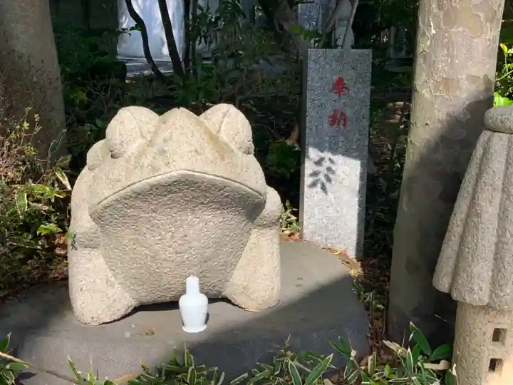 富知六所浅間神社の狛犬