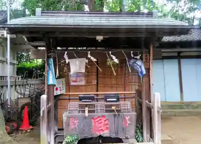 駒込天祖神社の手水舎
