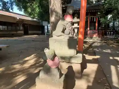 松庵稲荷神社の狛犬