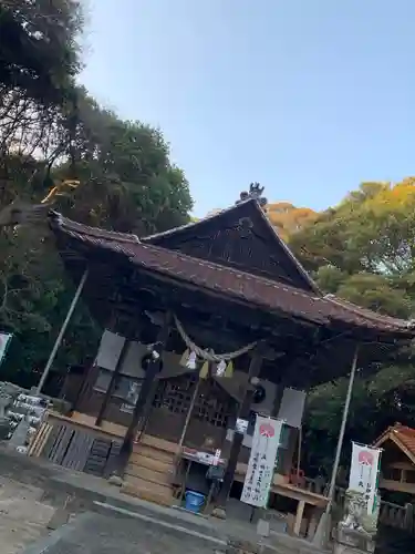 吉部田八幡宮の本殿