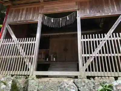 足坏神社の本殿・本堂