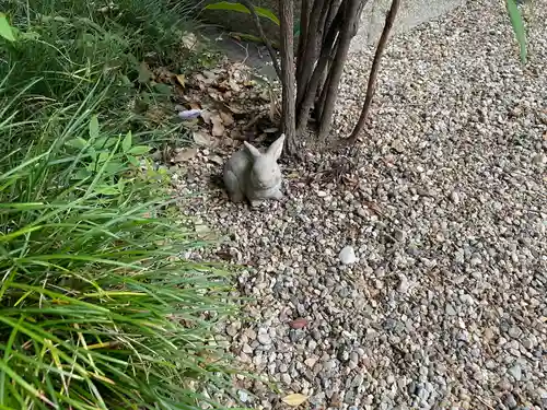 三輪神社の狛犬