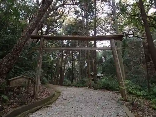 多久頭魂神社の鳥居