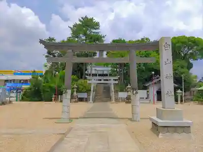 白山神社（小幡）の鳥居