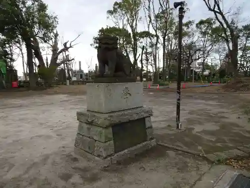 飯香岡八幡宮の狛犬