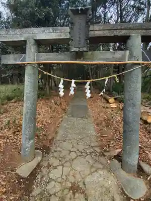 正一位稲荷神社の鳥居