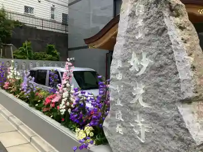 妙光寺の{uncategorized: "未分類", other: "その他", undefined: "問題あり", building: "その他建物", grave: "お墓", sacred_gate: "鳥居", guardian: "狛犬", statue: "像", buddha: "仏像", history: "歴史", nature: "自然", garden: "庭園", animal: "動物", pagoda: "塔", temizu: "手水舎", mountain_gate: "山門・神門", sanctuary: "本殿・本堂", subordinate: "末社・摂社", art: "芸術", scenery: "景色", jizo: "地蔵", ema: "絵馬", goshuin: "御朱印", omikuji: "おみくじ", items: "授与品その他", amulet: "お守り", goshuincho: "御朱印帳", eats: "食事", festival: "お祭り", votive_dance: "神楽", shichigosan: "七五三参", wedding: "結婚式", experience: "体験その他", initially: "初詣", around: "周辺", anti_infection: "感染症対策"}