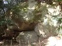石床神社旧社地の自然