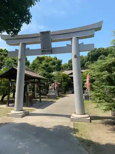 湊神社の鳥居