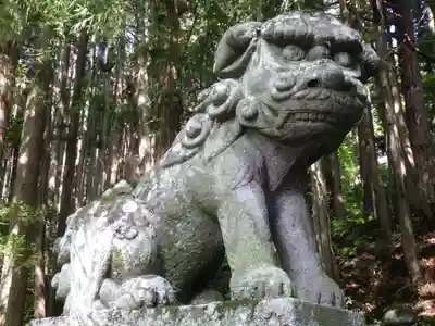 戸隠神社宝光社の狛犬