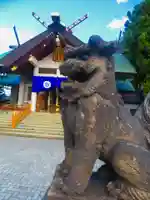 烈々布神社の狛犬