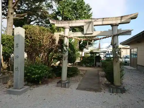 川岸神社の鳥居