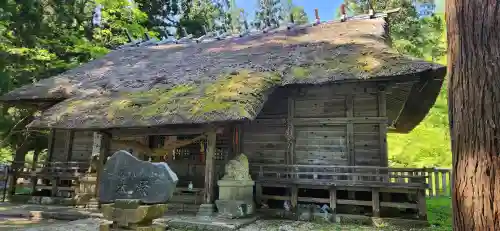 安久津八幡神社の本殿・本堂