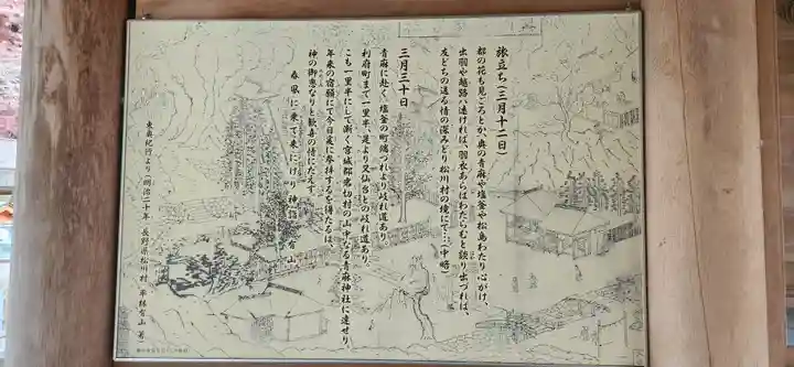 青麻神社の山門・神門