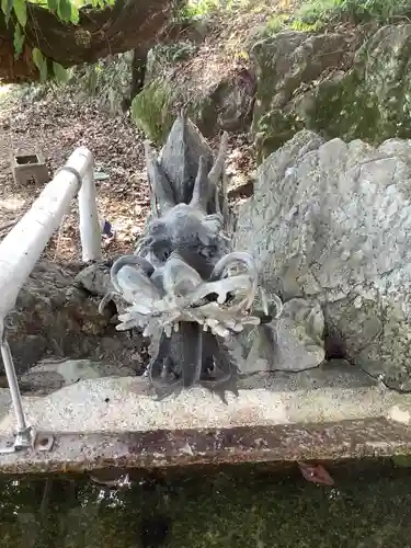 天鷹神社の手水