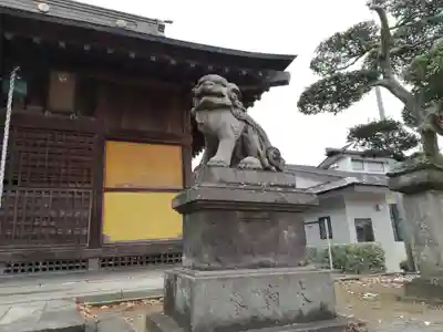 千勝神社の狛犬