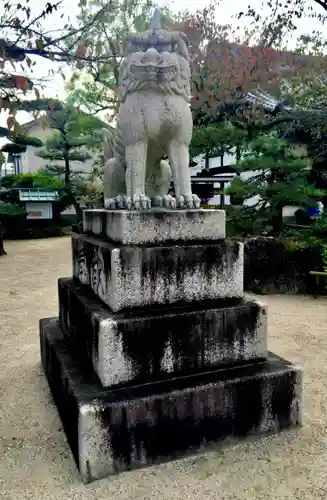 誉田八幡宮の狛犬